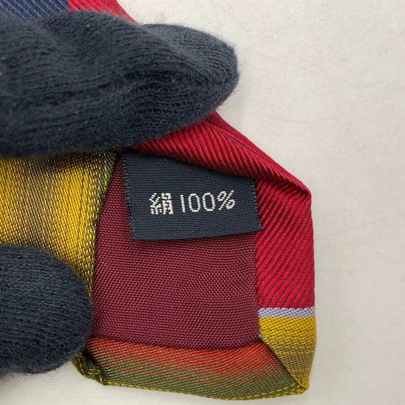【中古品】【メンズ】 ロンドン NECKTIE ネクタイ 服飾雑貨 スーツ用小物 ストライプ柄 208-250807-rk-04-izu カラー：マルチ 万代Net店