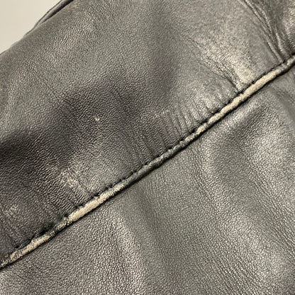 【中古品】【メンズ】 USED ユーズド LEATHER BIKER PANTS レザーバイカーパンツ ズボン ボトムス 156-250809-ma-11-izu サイズ：不明 カラー：ブラック 万代Net店