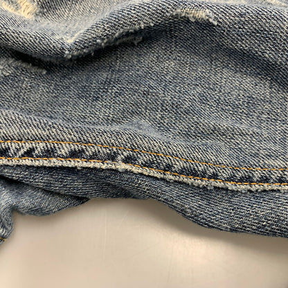 【中古品】【メンズ】 DOLCE&GABBANA ドルチェアンドガッバーナ G3S6CD G8309 CRASH DENIM PANTS クラッシュデニムパンツ ズボン ボトムス 152-250809-ma-14-izu サイズ：50 カラー：インディゴ 万代Net店