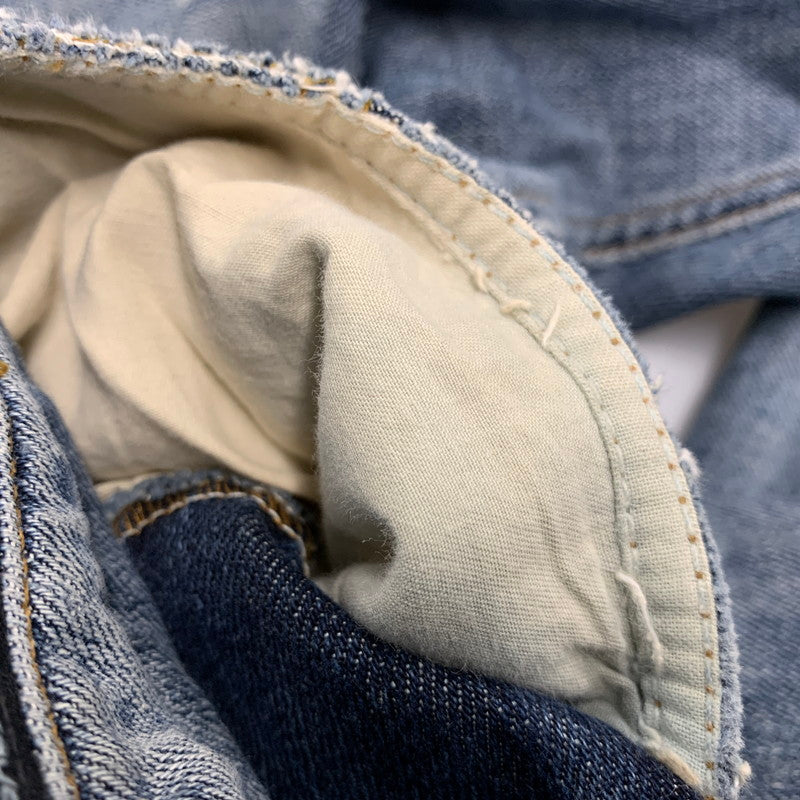 【中古品】【メンズ】 DOLCE&GABBANA ドルチェアンドガッバーナ G3S6CD G8309 CRASH DENIM PANTS クラッシュデニムパンツ ズボン ボトムス 152-250809-ma-14-izu サイズ：50 カラー：インディゴ 万代Net店