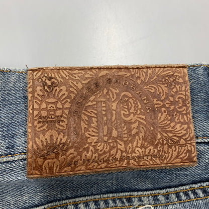 【中古品】【メンズ】 DOLCE&GABBANA ドルチェアンドガッバーナ G3S6CD G8309 CRASH DENIM PANTS クラッシュデニムパンツ ズボン ボトムス 152-250809-ma-14-izu サイズ：50 カラー：インディゴ 万代Net店