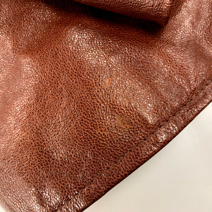 【中古品】WESTRIDE ウエストライド GOAT LEATHER TAILORED JACKET ゴート レザー テーラード ジャケット アウター 145-250805-rk-03-izu サイズ：40 カラー：ブラウン 万代Net店