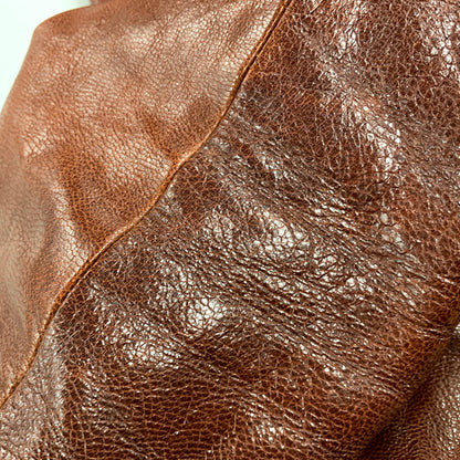 【中古品】WESTRIDE ウエストライド GOAT LEATHER TAILORED JACKET ゴート レザー テーラード ジャケット アウター 145-250805-rk-03-izu サイズ：40 カラー：ブラウン 万代Net店