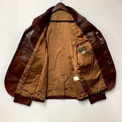 【中古品】WESTRIDE ウエストライド GOAT LEATHER TAILORED JACKET ゴート レザー テーラード ジャケット アウター 145-250805-rk-03-izu サイズ：40 カラー：ブラウン 万代Net店
