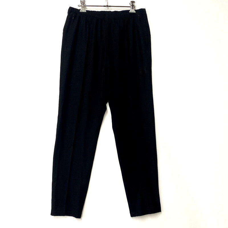 【中古品】【メンズ】 Needles ニードルス CAVALRY TWILL PANTS MR204 キャバリー ツイル パンツ ロゴ 刺繍 ズボン ボトムス 151-250805-ay-09-izu サイズ：M カラー：ブラック 万代Net店