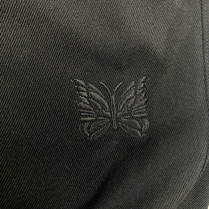 【中古品】【メンズ】 Needles ニードルス CAVALRY TWILL PANTS MR204 キャバリー ツイル パンツ ロゴ 刺繍 ズボン ボトムス 151-250805-ay-09-izu サイズ：M カラー：ブラック 万代Net店