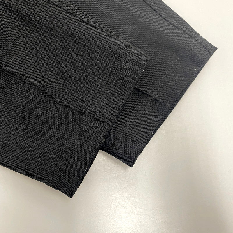 【中古品】【メンズ】 Needles ニードルス CAVALRY TWILL PANTS MR204 キャバリー ツイル パンツ ロゴ 刺繍 ズボン ボトムス 151-250805-ay-09-izu サイズ：M カラー：ブラック 万代Net店