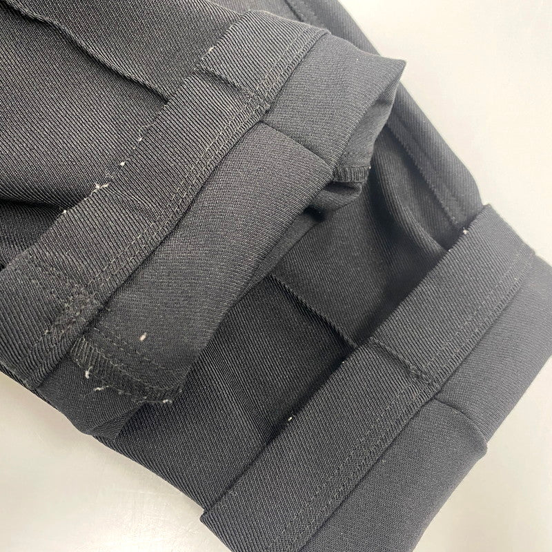 【中古品】【メンズ】 Needles ニードルス CAVALRY TWILL PANTS MR204 キャバリー ツイル パンツ ロゴ 刺繍 ズボン ボトムス 151-250805-ay-09-izu サイズ：M カラー：ブラック 万代Net店