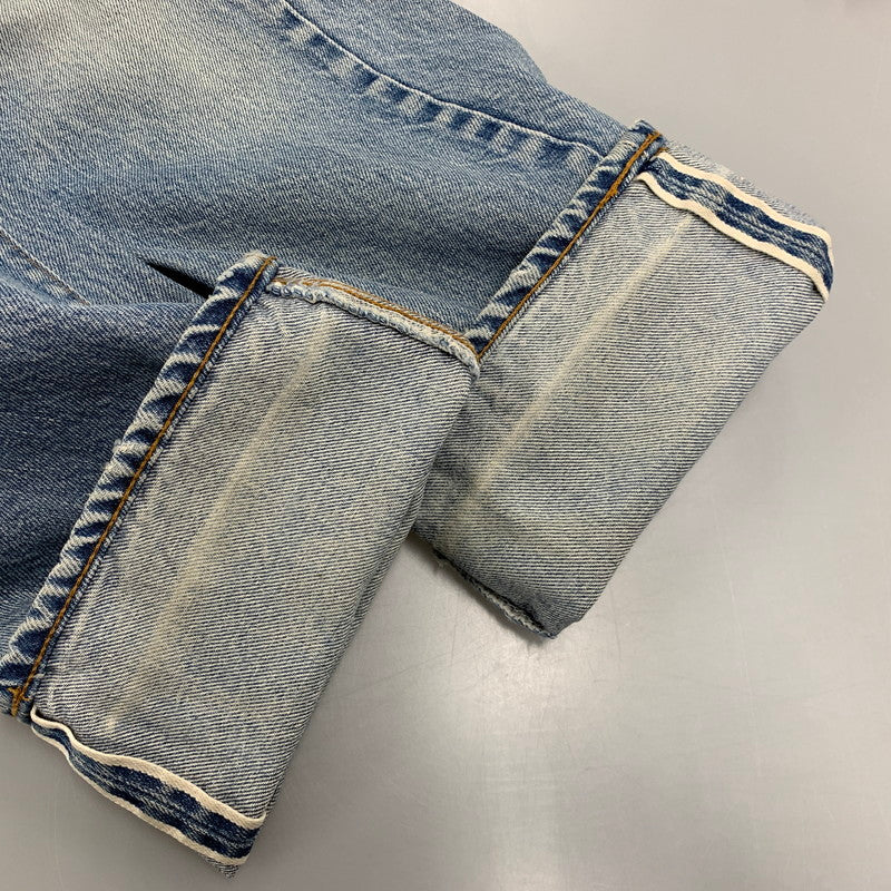 【現状渡し品】【メンズ】 Levi's リーバイス 刻印524 赤耳 ブランクタブ 80S 501 DENIM PANTS デニムパンツ ズボン ボトムス 157-250809-ma-16-izu サイズ：27×36 カラー：インディゴ 万代Net店