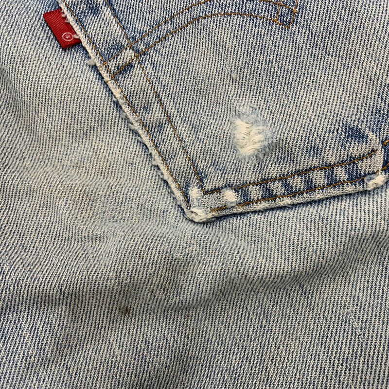 【現状渡し品】【メンズ】 Levi's リーバイス 刻印524 赤耳 ブランクタブ 80S 501 DENIM PANTS デニムパンツ ズボン ボトムス 157-250809-ma-16-izu サイズ：27×36 カラー：インディゴ 万代Net店