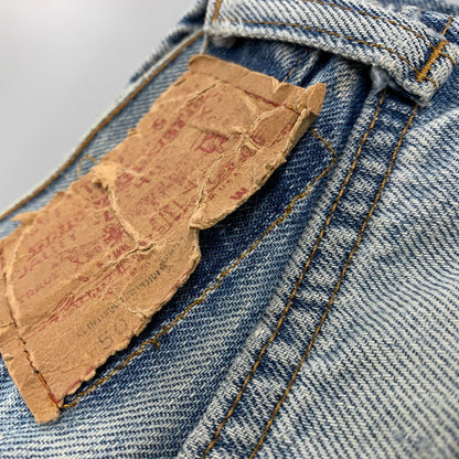 【現状渡し品】【メンズ】 Levi's リーバイス 刻印524 赤耳 ブランクタブ 80S 501 DENIM PANTS デニムパンツ ズボン ボトムス 157-250809-ma-16-izu サイズ：27×36 カラー：インディゴ 万代Net店