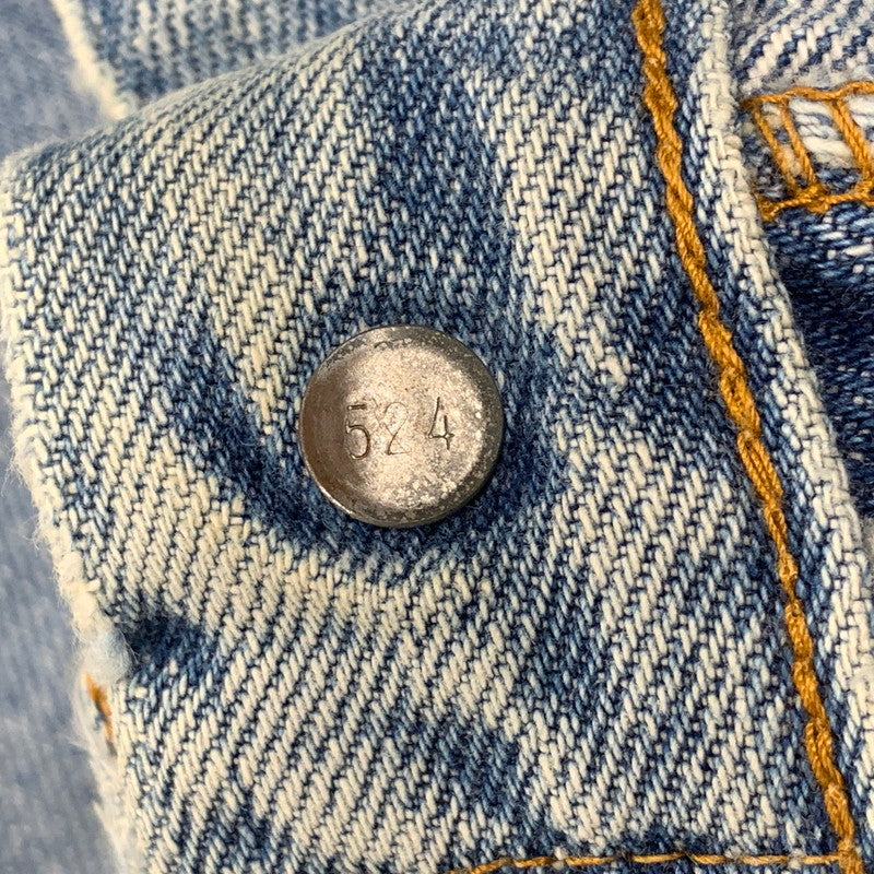 【現状渡し品】【メンズ】 Levi's リーバイス 刻印524 赤耳 ブランクタブ 80S 501 DENIM PANTS デニムパンツ ズボン ボトムス 157-250809-ma-16-izu サイズ：27×36 カラー：インディゴ 万代Net店