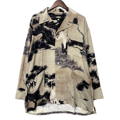 【中古美品】【メンズ】 BLACK SIGN ブラックサイン 25SS JYAKUCHU ITO THREE QUARTER SLEEVE NIGHT HAWAIIANER SLEEVE NIGHT HAWAIIAN SHIRT BSSL-25111 スリー クォーター スリーブ ナイト ハワイアン シャツ 145-250805-ay-12-izu サイズ：42 カラー：マルチ 万代Net店