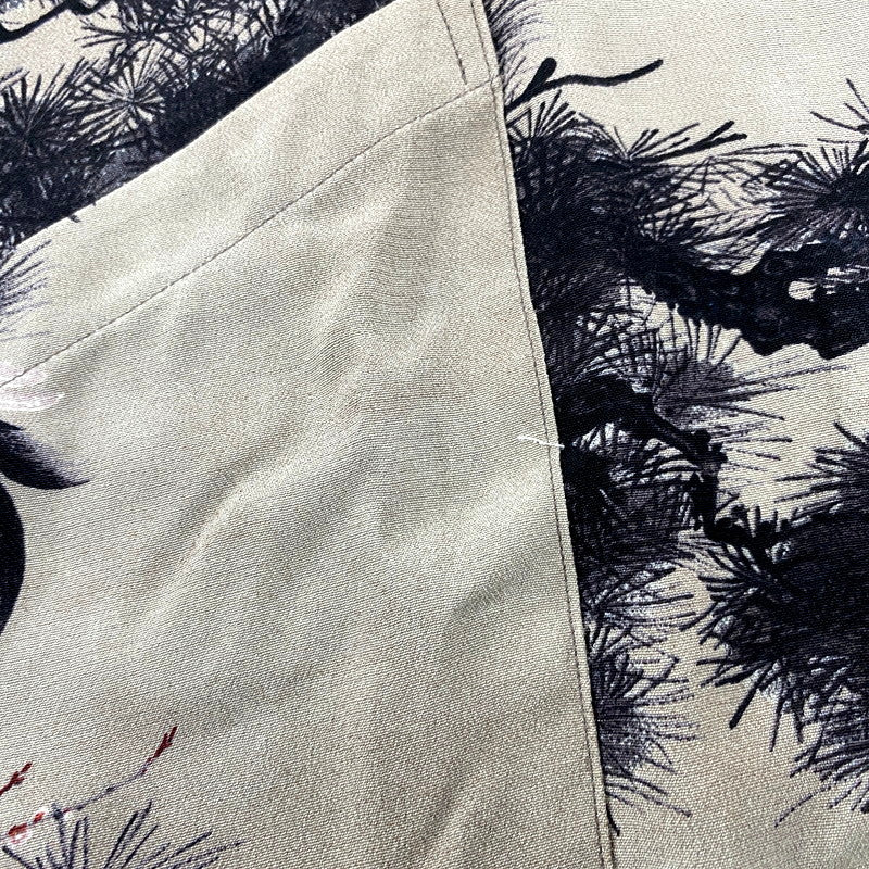 【中古美品】【メンズ】 BLACK SIGN ブラックサイン 25SS JYAKUCHU ITO THREE QUARTER SLEEVE NIGHT HAWAIIANER SLEEVE NIGHT HAWAIIAN SHIRT BSSL-25111 スリー クォーター スリーブ ナイト ハワイアン シャツ 145-250805-ay-12-izu サイズ：42 カラー：マルチ 万代Net店