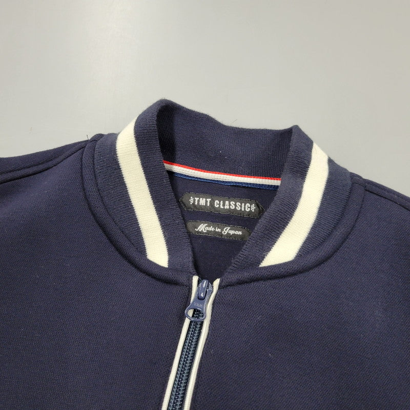 【中古品】【メンズ】 TMT ティーエムティー ZIP UP BLOUSON TJK-F21CL02 ジップアップ ブルゾン ジャケット アウター 140-250811-as-19-izu サイズ：L カラー：ネイビー 万代Net店