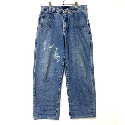 【中古品】【メンズ】 KARL KANI-JEANS カールカナイ ジーンズ WIDE DENIM PANTS ワイド デニム パンツ ズボン ボトムス 157-250805-ay-04-izu サイズ：34 カラー：ライトインディゴ 万代Net店