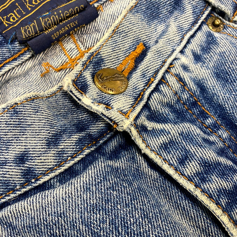 【中古品】【メンズ】 KARL KANI-JEANS カールカナイ ジーンズ WIDE DENIM PANTS ワイド デニム パンツ ズボン ボトムス 157-250805-ay-04-izu サイズ：34 カラー：ライトインディゴ 万代Net店