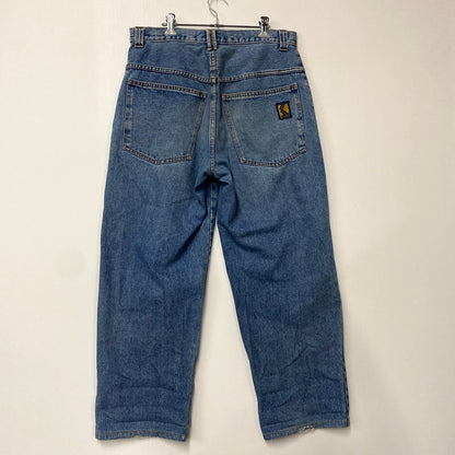 【中古品】【メンズ】 KARL KANI-JEANS カールカナイ ジーンズ WIDE DENIM PANTS ワイド デニム パンツ ズボン ボトムス 157-250805-ay-04-izu サイズ：34 カラー：ライトインディゴ 万代Net店