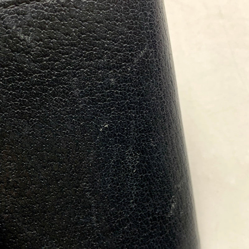 【中古品】GUCCI グッチ 428737 DOUBLE G LEATHER CARD CASE 財布 ダブル レザー カード ケース 181-250805-rk-08-izu カラー：ブラック 万代Net店