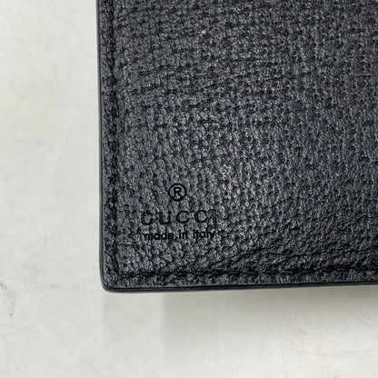 【中古品】GUCCI グッチ 428737 DOUBLE G LEATHER CARD CASE 財布 ダブル レザー カード ケース 181-250805-rk-08-izu カラー：ブラック 万代Net店