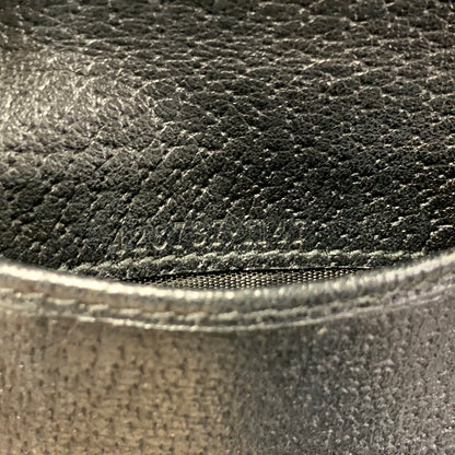 【中古品】GUCCI グッチ 428737 DOUBLE G LEATHER CARD CASE 財布 ダブル レザー カード ケース 181-250805-rk-08-izu カラー：ブラック 万代Net店