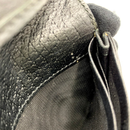 【中古品】GUCCI グッチ 428737 DOUBLE G LEATHER CARD CASE 財布 ダブル レザー カード ケース 181-250805-rk-08-izu カラー：ブラック 万代Net店