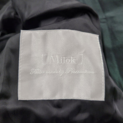 【中古品】【メンズ】 Milok ミロック MAXI TRENCH COAT M18AWCO01 マキシ トレンチコート アウター 140-250811-as-18-izu サイズ：46 カラー：グリーン 万代Net店