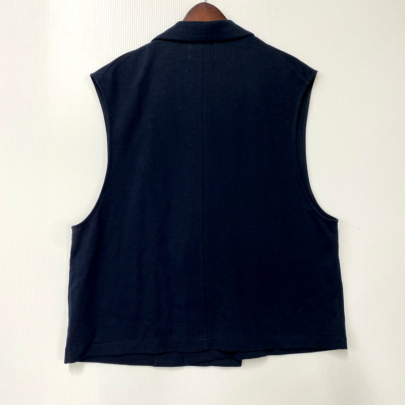 【中古品】【メンズ】 NUTERM ニューターム 001TT-022S NO BUTTON VEST ノーボタンベスト トップス ノースリーブ 140-250811-ma-21-izu サイズ：M カラー：NAVY 万代Net店