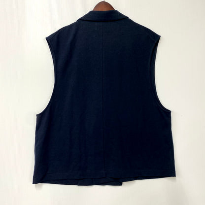 【中古品】【メンズ】 NUTERM ニューターム 001TT-022S NO BUTTON VEST ノーボタンベスト トップス ノースリーブ 140-250811-ma-21-izu サイズ：M カラー：NAVY 万代Net店