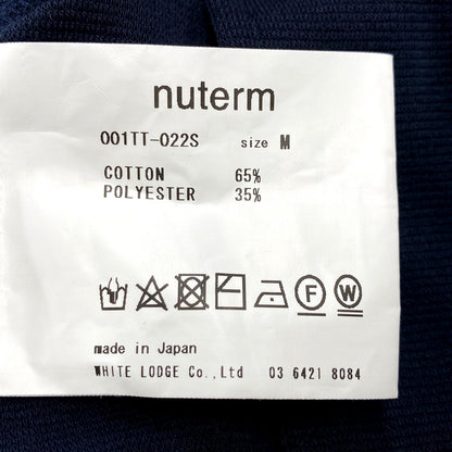 【中古品】【メンズ】 NUTERM ニューターム 001TT-022S NO BUTTON VEST ノーボタンベスト トップス ノースリーブ 140-250811-ma-21-izu サイズ：M カラー：NAVY 万代Net店