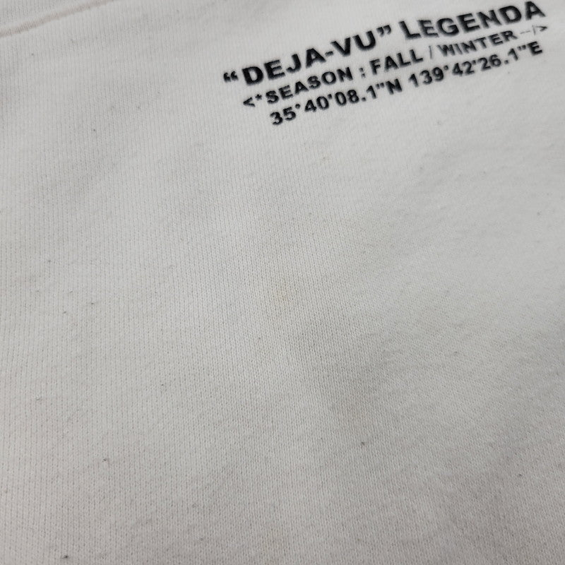 【現状渡し品】【メンズ】 LEGENDA レジェンダ ×EVANGELION エヴァンゲリオン LEC854 碇シンジ HOODED SWEATSHIRT フーデッド スウェットシャツ トップス パーカー 142-250811-ya-06-izu サイズ：M カラー：ホワイト 万代Net店