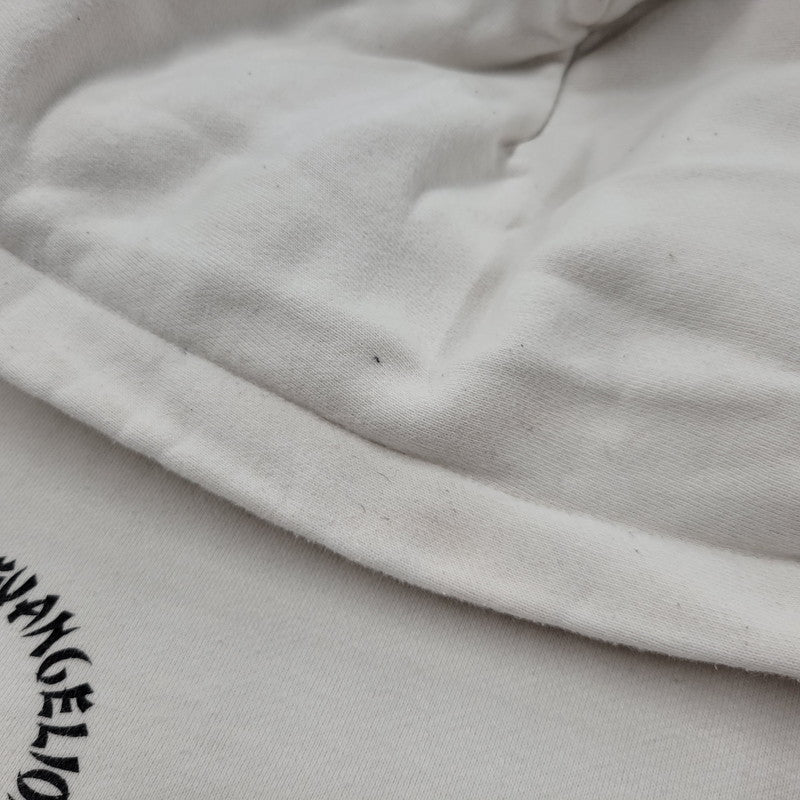【現状渡し品】【メンズ】 LEGENDA レジェンダ ×EVANGELION エヴァンゲリオン LEC854 碇シンジ HOODED SWEATSHIRT フーデッド スウェットシャツ トップス パーカー 142-250811-ya-06-izu サイズ：M カラー：ホワイト 万代Net店