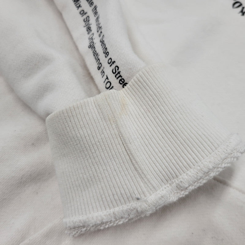 【現状渡し品】【メンズ】 LEGENDA レジェンダ ×EVANGELION エヴァンゲリオン LEC854 碇シンジ HOODED SWEATSHIRT フーデッド スウェットシャツ トップス パーカー 142-250811-ya-06-izu サイズ：M カラー：ホワイト 万代Net店