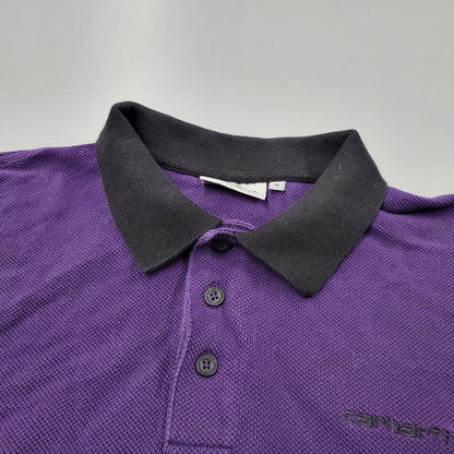 【中古品】【メンズ】 CARHARTT WIP カーハート ワークインプログレス I032203 L/S ロングスリーブ VANCE RUGBY SHIRT バンス ラグビー シャツ トップス 長袖 142-250811-ya-02-izu サイズ：M カラー：パープル 万代Net店