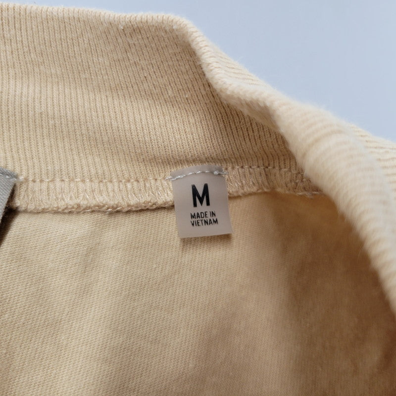 【中古品】【メンズ】 FOG ESSENTIALS エフオージー エッセンシャルズ FELT LOGO フェルト ロゴ SS TEE ショートスリーブ Ｔシャツ トップス 半袖 142-250811-ya-04-izu サイズ：M カラー：BEIGE 万代Net店