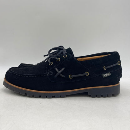 【中古美品】【メンズ】 POLO RALPH LAUREN ポロ・ラルフローレン RANGER DECK-CS-BTS レンジャー デッキ シューズ 靴 164-250806-as-06-izu サイズ：27.5cm カラー：ブラック 万代Net店