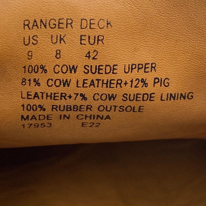 【中古美品】【メンズ】 POLO RALPH LAUREN ポロ・ラルフローレン RANGER DECK-CS-BTS レンジャー デッキ シューズ 靴 164-250806-as-06-izu サイズ：27.5cm カラー：ブラック 万代Net店