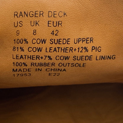 【中古美品】【メンズ】 POLO RALPH LAUREN ポロ・ラルフローレン RANGER DECK-CS-BTS レンジャー デッキ シューズ 靴 164-250806-as-06-izu サイズ：27.5cm カラー：ブラック 万代Net店