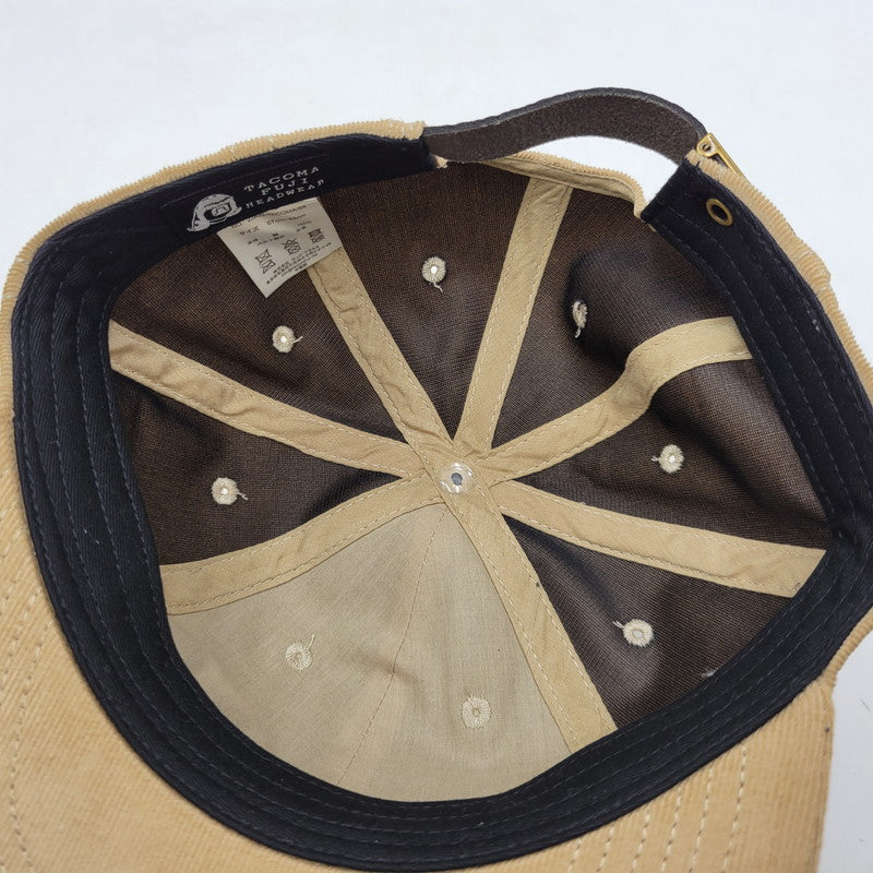 【中古品】【メンズ/レディース】 TACOMA FUJI RECORDS タコマフジレコード INDEPENDENT LABEL CAP 22AW-TACOMA-04 キャップ 帽子 185-250811-as-42-izu サイズ：57～59cm カラー：ベージュ 万代Net店
