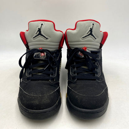 【中古品】【メンズ】 NIKE ナイキ × SUPREME シュプリーム AIR JORDAN 5 RETRO SUPREME 824371-001 エア ジョーダン 5 レトロ スニーカー シューズ 靴 160-250805-ay-02-izu サイズ：28cm カラー：BLACK/WHITE-VARSITY RED 万代Net店