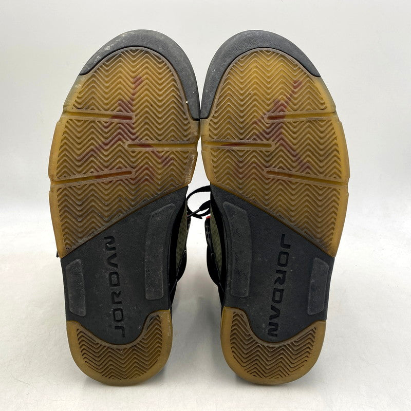 【中古品】【メンズ】 NIKE ナイキ × SUPREME シュプリーム AIR JORDAN 5 RETRO SUPREME 824371-001 エア ジョーダン 5 レトロ スニーカー シューズ 靴 160-250805-ay-02-izu サイズ：28cm カラー：BLACK/WHITE-VARSITY RED 万代Net店