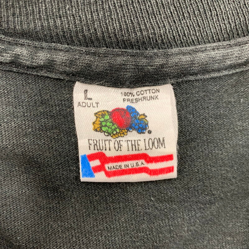 【中古品】【メンズ】 WILLIAM WEGMAN ウィリアム ウェグマン FRUIT OF THE LOOM フルーツ オブ ザ ルーム 両シングル IN THE BOX イン ザ ボックス ART TEE アート Tシャツ トップス 半袖 146-250806-ya-01-izu サイズ：L カラー：ブラック 万代Net店