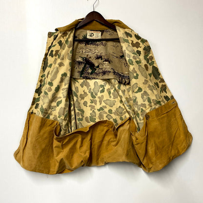 【現状渡し品】【メンズ】 BLACK SHEEP BRAND ブラックシープブランド LOT 045 60S-70S CAMO HUNTING JACKET 60-70年代 カモ ハンティングジャケット アウター 長袖 146-250811-ma-18-izu サイズ：L カラー：マルチ 万代Net店
