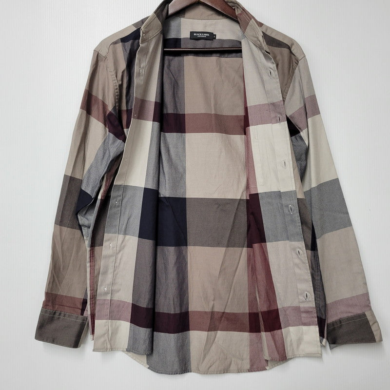 【中古品】【メンズ】 BLACK LABELCRESTBRIDGE ブラックレーベル・クレストブリッジ 51M05-805-46 CB CHECK LS SHIRT 長袖 シャツ トップス チェック 141-250809-rk-07-izu サイズ：M カラー：マルチ 万代Net店