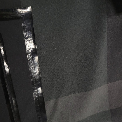 【中古品】【メンズ】 BLACK LABELCRESTBRIDGE ブラックレーベル・クレストブリッジ 51M12-712-09 OPEN COLLAR CHECK SS SHIRT オープン カラーシャツ チェック 半袖 トップス 141-250809-rk-06-izu サイズ：M カラー：ブラック×グレー 万代Net店