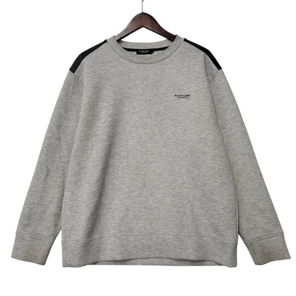【中古品】【メンズ】 BLACK LABELCRESTBRIDGE ブラックレーベル・クレストブリッジ 51P61-771-04 SWEATSHIRT スウェット シャツ トップス 長袖 トレーナー 141-250809-rk-03-izu サイズ：L カラー：グレー 万代Net店