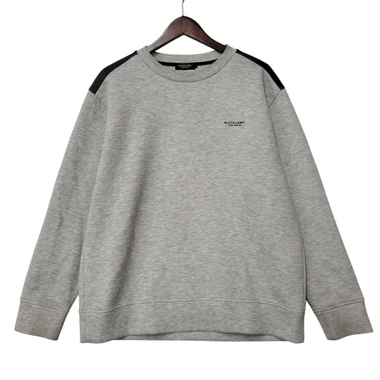 【中古品】【メンズ】 BLACK LABELCRESTBRIDGE ブラックレーベル・クレストブリッジ 51P61-771-04 SWEATSHIRT スウェット シャツ トップス 長袖 トレーナー 141-250809-rk-03-izu サイズ：L カラー：グレー 万代Net店