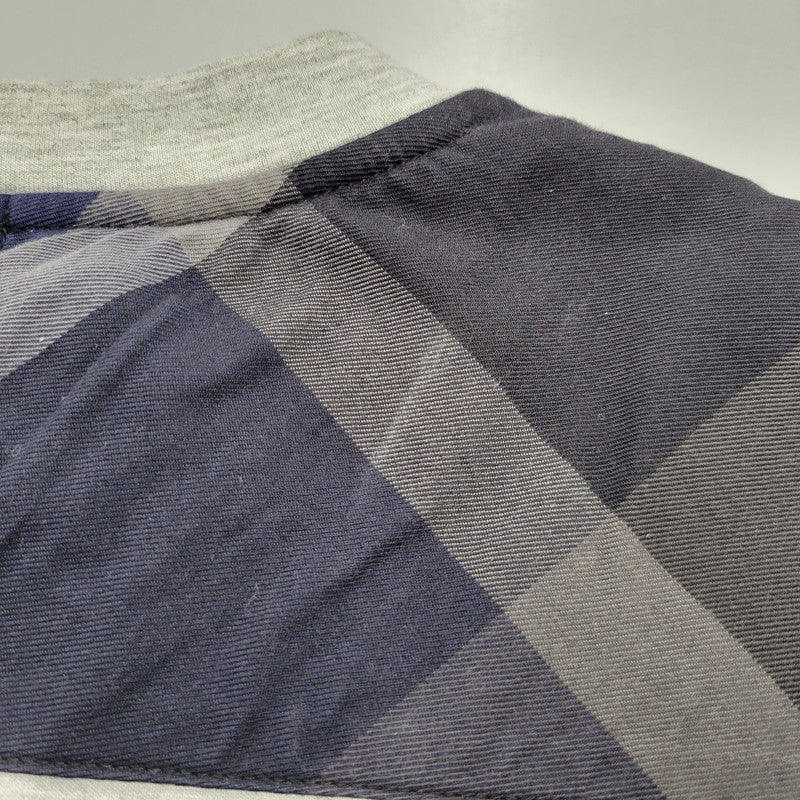 【中古品】【メンズ】 BLACK LABELCRESTBRIDGE ブラックレーベル・クレストブリッジ 51P61-771-04 SWEATSHIRT スウェット シャツ トップス 長袖 トレーナー 141-250809-rk-03-izu サイズ：L カラー：グレー 万代Net店