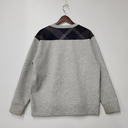 【中古品】【メンズ】 BLACK LABELCRESTBRIDGE ブラックレーベル・クレストブリッジ 51P61-771-04 SWEATSHIRT スウェット シャツ トップス 長袖 トレーナー 141-250809-rk-03-izu サイズ：L カラー：グレー 万代Net店