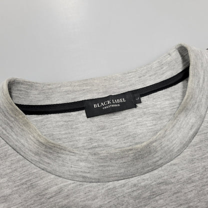 【中古品】【メンズ】 BLACK LABELCRESTBRIDGE ブラックレーベル・クレストブリッジ 51P61-771-04 SWEATSHIRT スウェット シャツ トップス 長袖 トレーナー 141-250809-rk-03-izu サイズ：L カラー：グレー 万代Net店